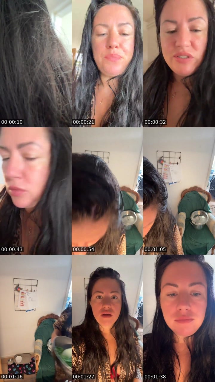 Contact-sheet preview of LustSiren's Liveme recording