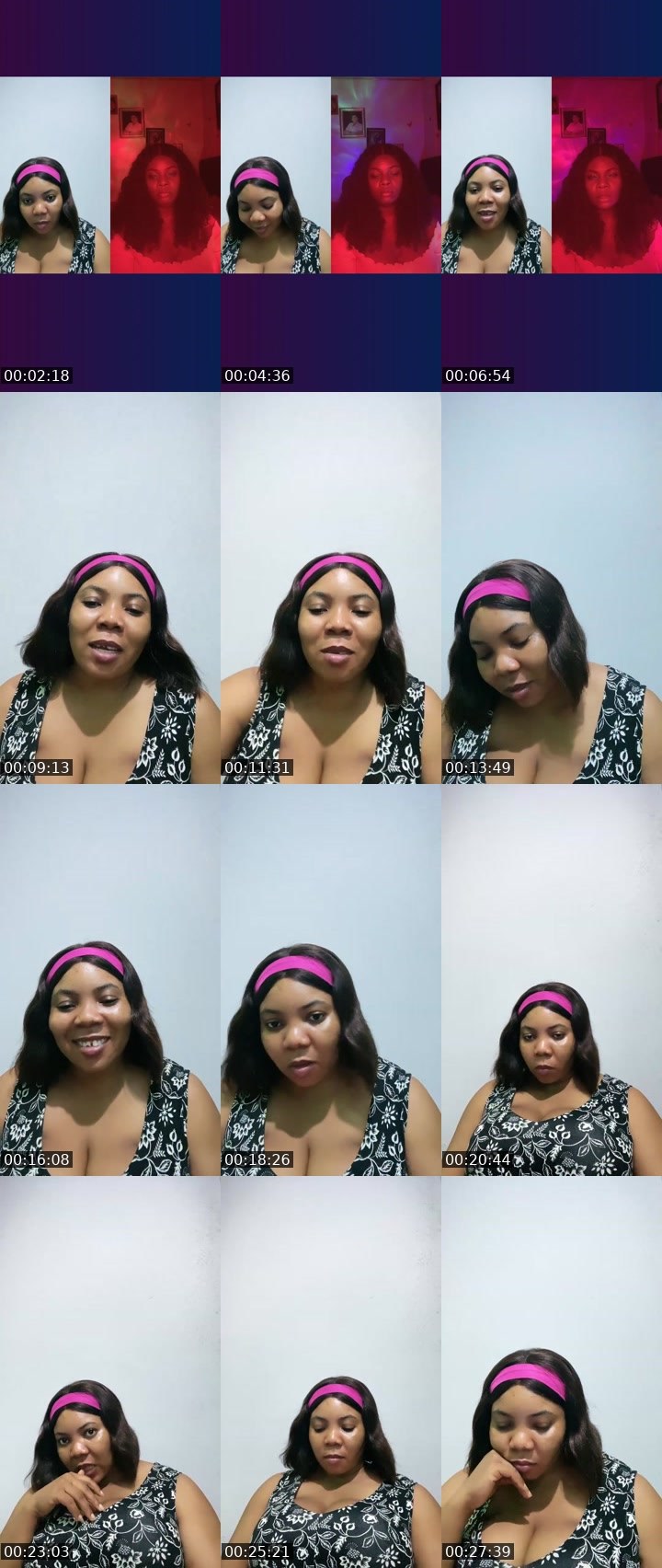 Contact-sheet preview of 🅰️my Lilly🍭🩷🌹's Liveme recording