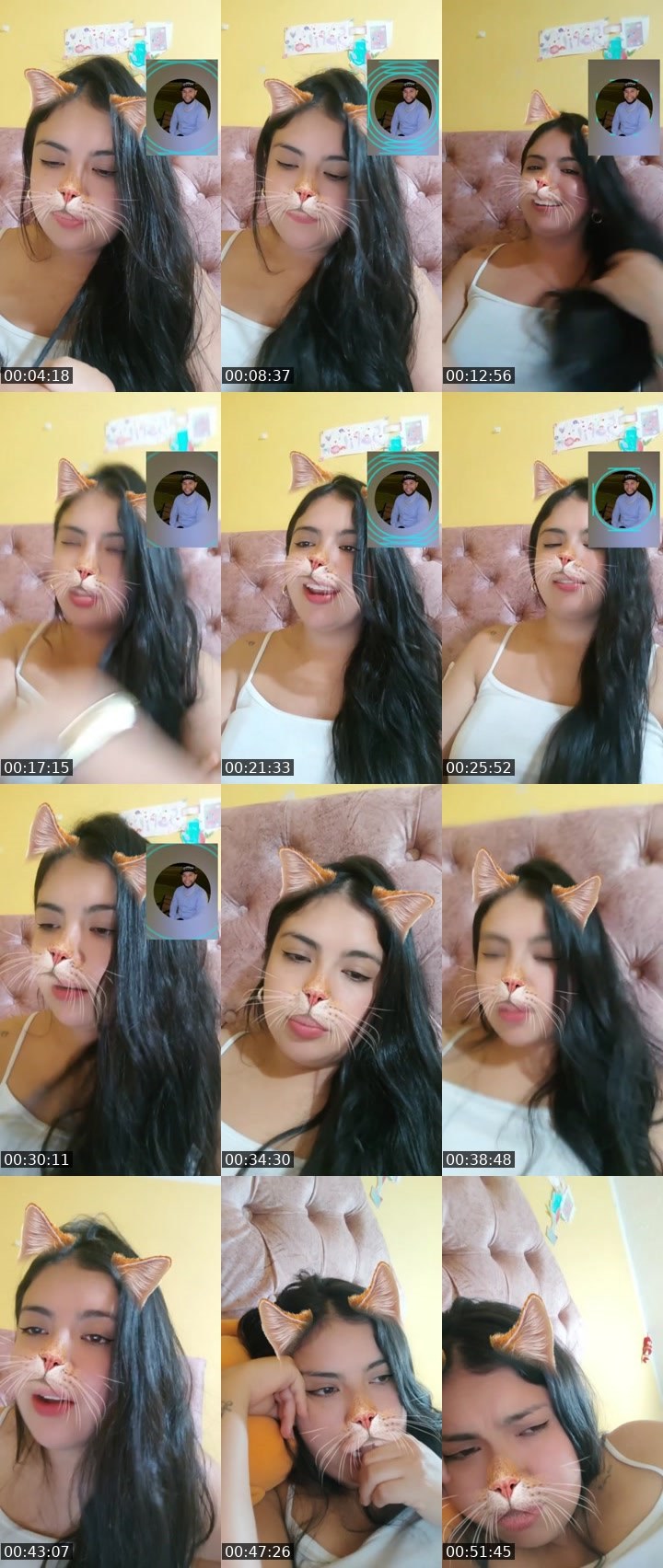 Contact-sheet preview of ☁LaTóχica🧸🪽's Liveme recording