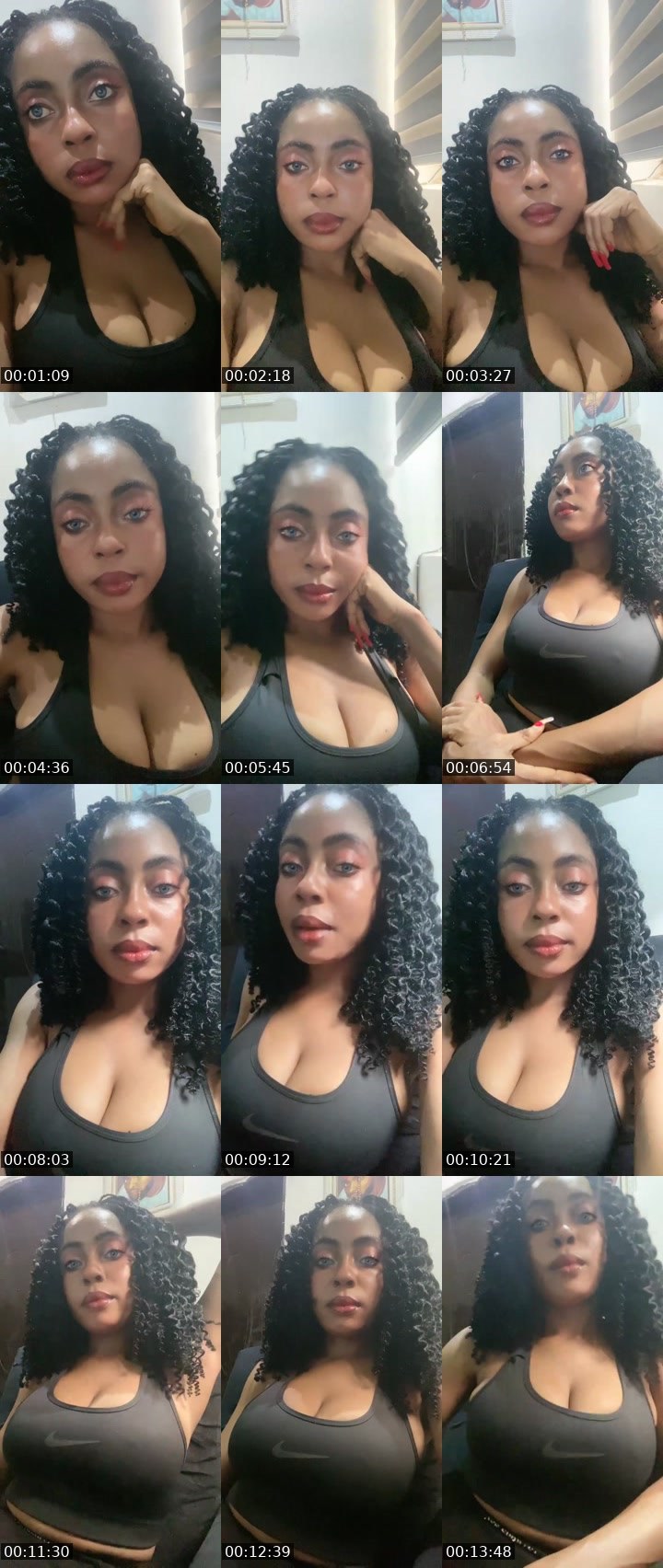 Contact-sheet preview of HOTTIE 💎's Liveme recording