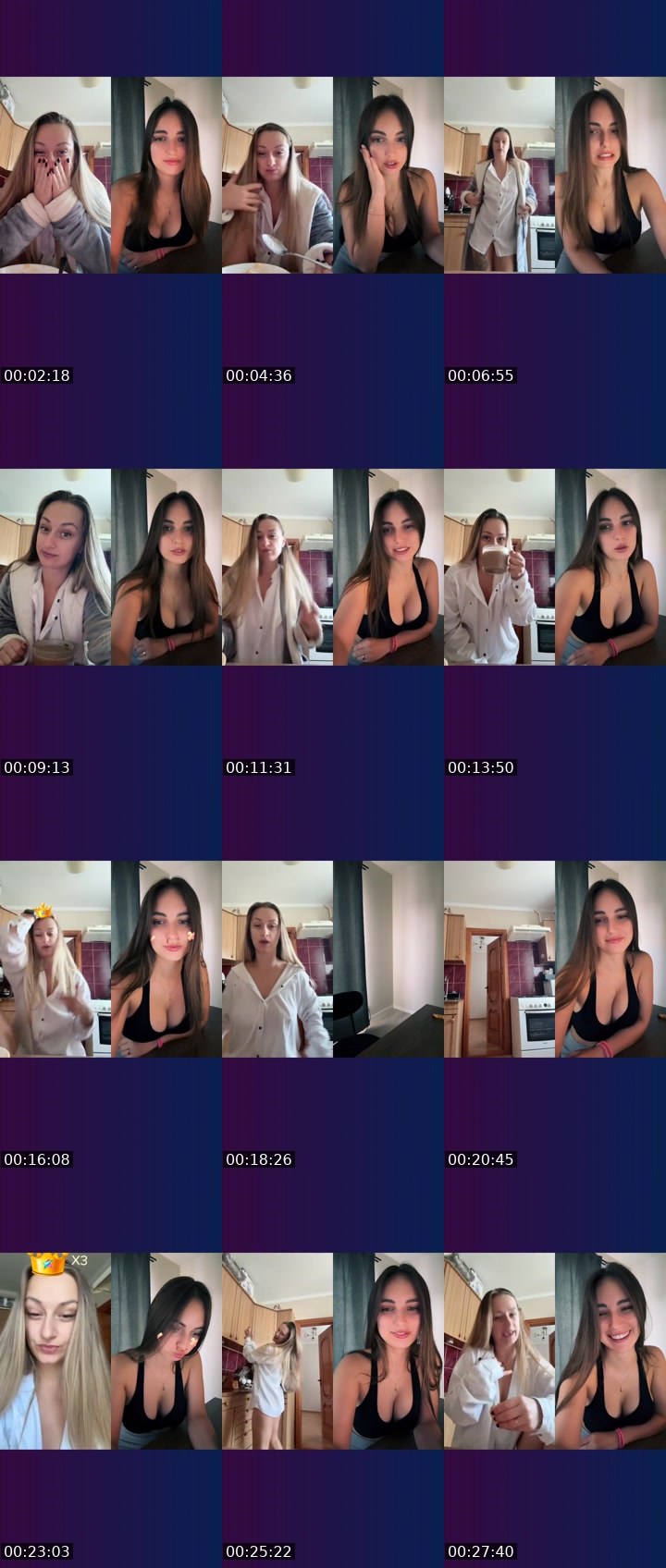 Contact-sheet preview of 𝓑𝓔ℛℛ𝓨 ✨'s Liveme recording