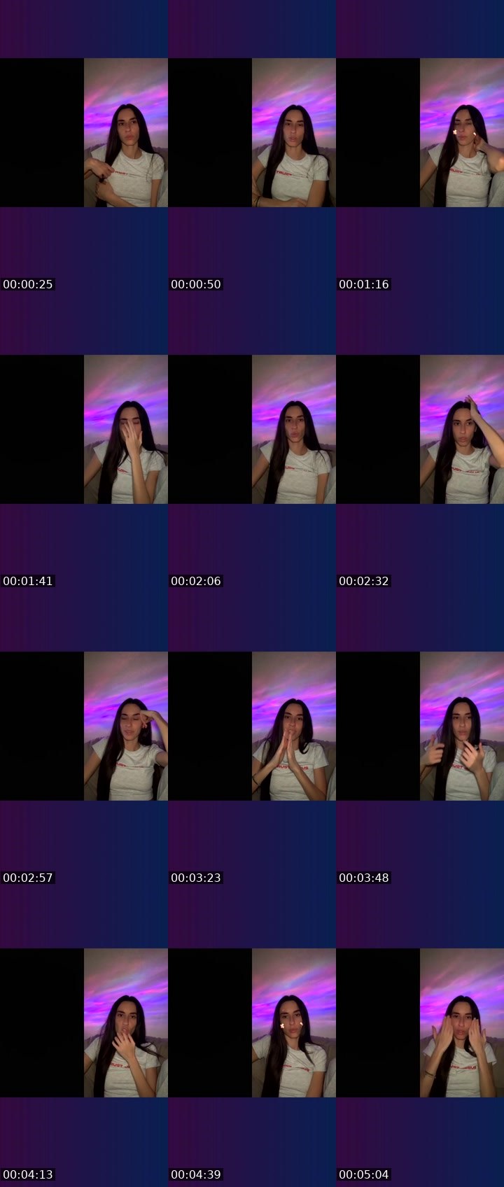 Contact-sheet preview of InsomniA.❤️‍🔥✨'s Liveme recording