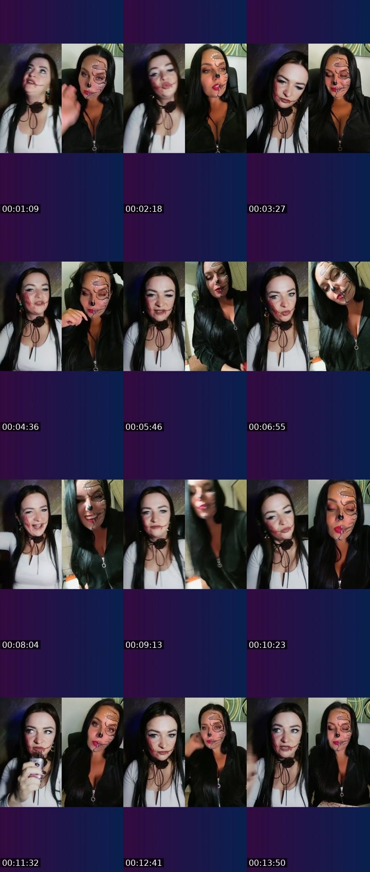 Contact-sheet preview of 💯 Strawberry👼's Liveme recording