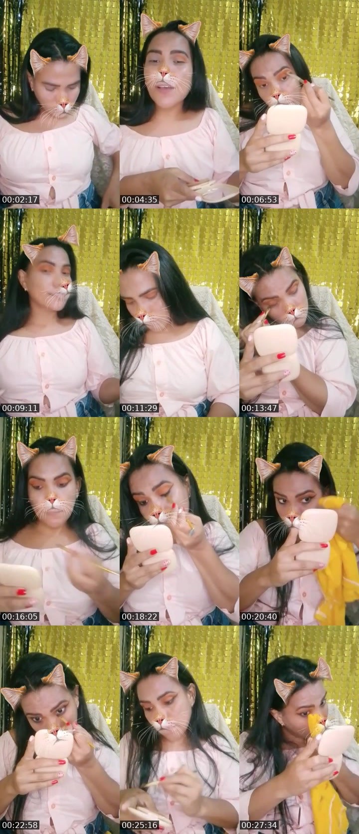 Contact-sheet preview of 🫧꧁MARACUCHA꧂'s Liveme recording