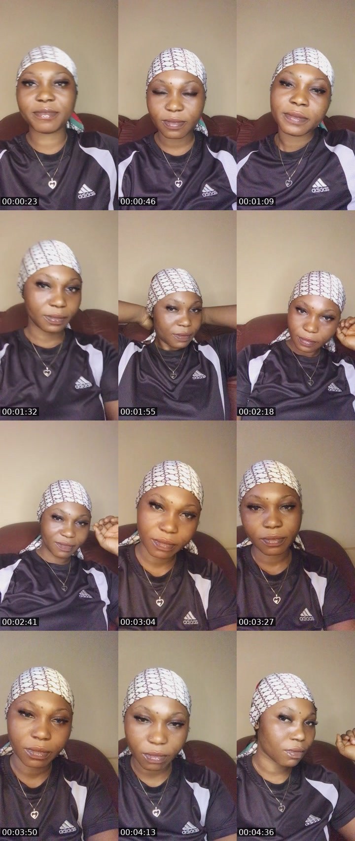 Contact-sheet preview of 😈🎭Agoddess🩷's Liveme recording