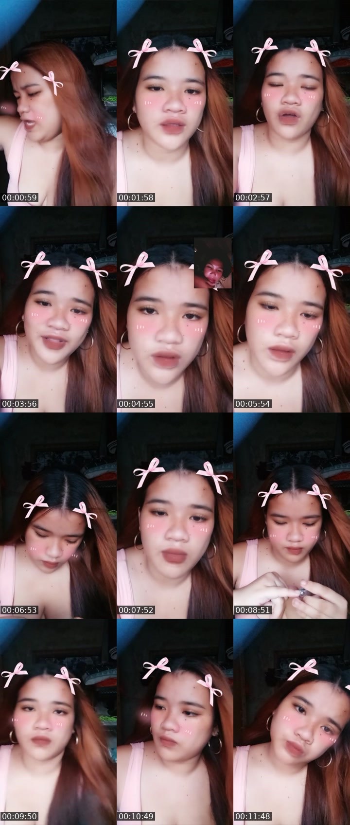 Contact-sheet preview of 👸xybia🧙‍NP's Liveme recording