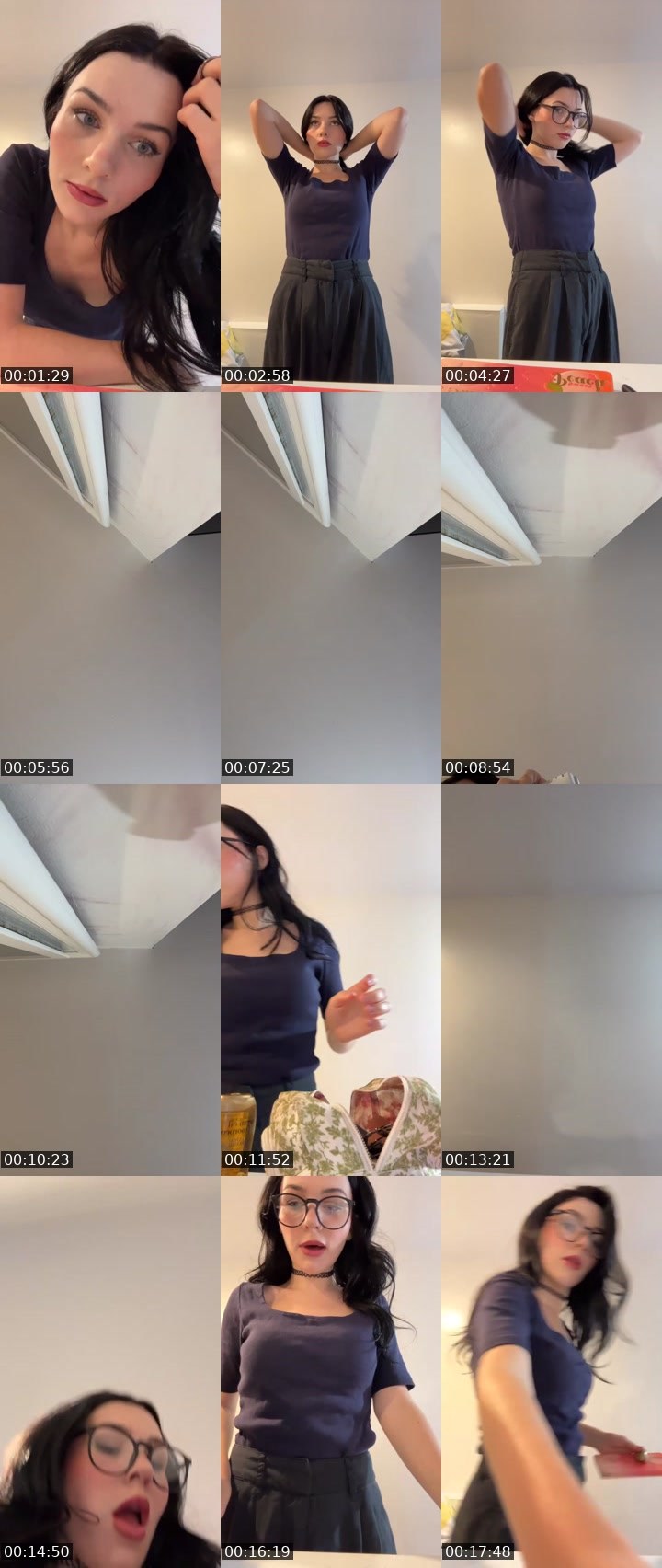 Contact-sheet preview of Itsmisskitty's Liveme recording
