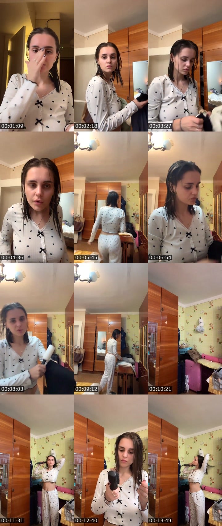 Contact-sheet preview of Юлечка's Liveme recording