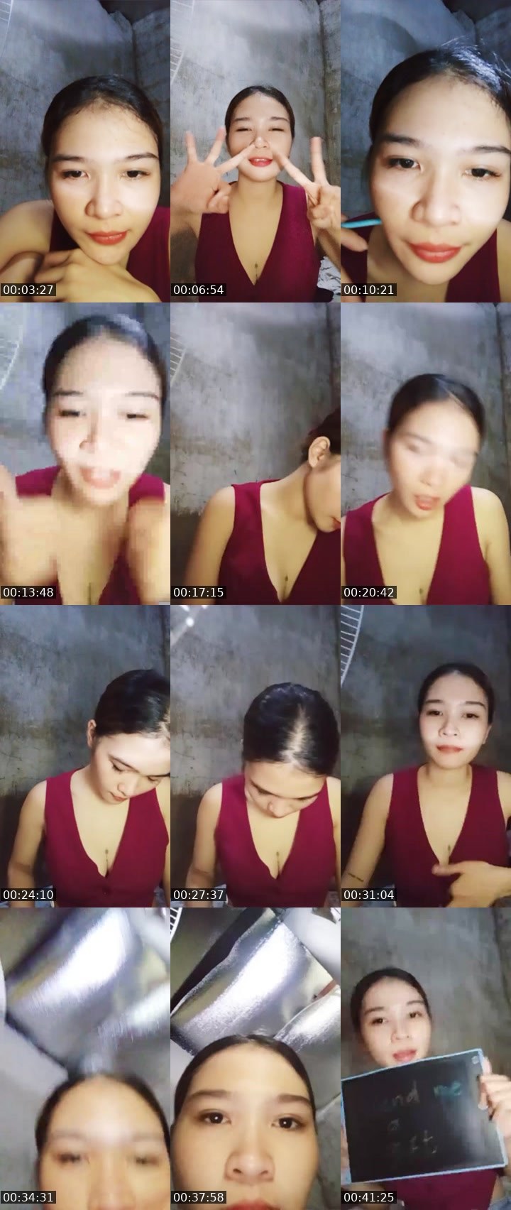 Contact-sheet preview of 👸🏻Havana🫧's Liveme recording