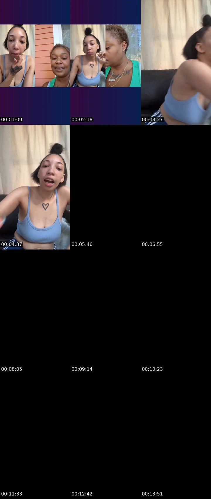 Contact-sheet preview of Naduania's Liveme recording