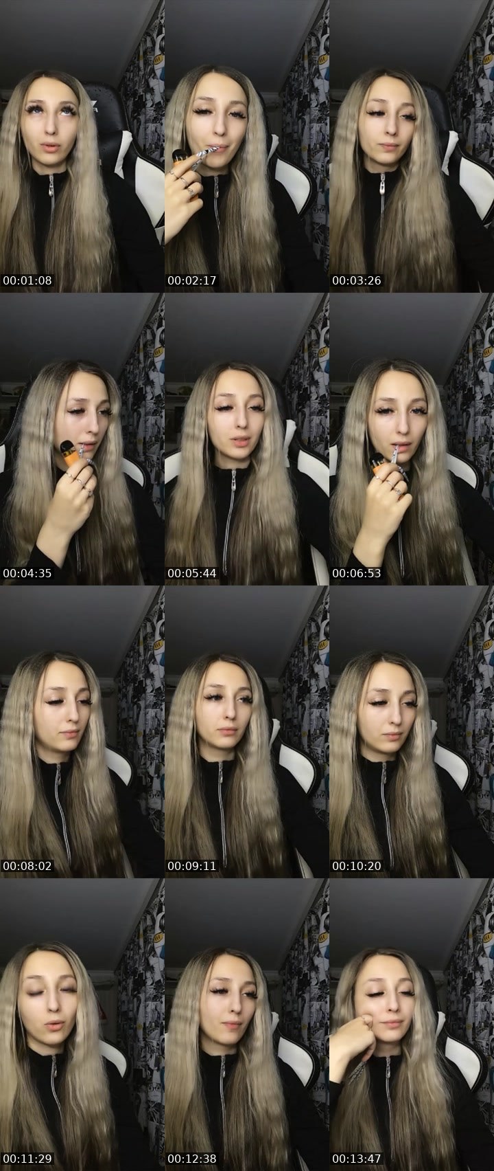 Contact-sheet preview of 🐺ŞKAŃÐI🐺's Liveme recording