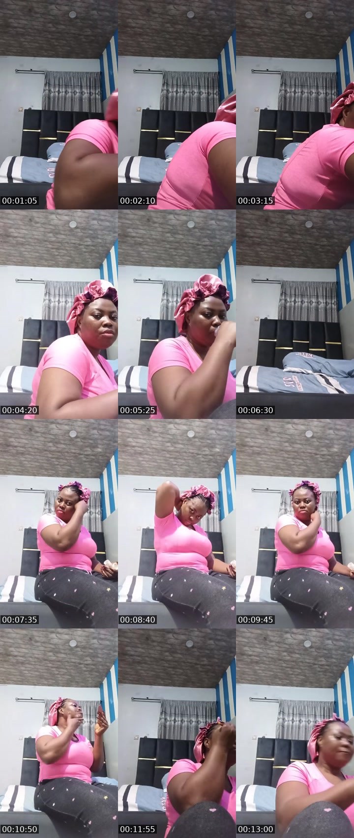 Contact-sheet preview of pretty Ruthie's Liveme recording