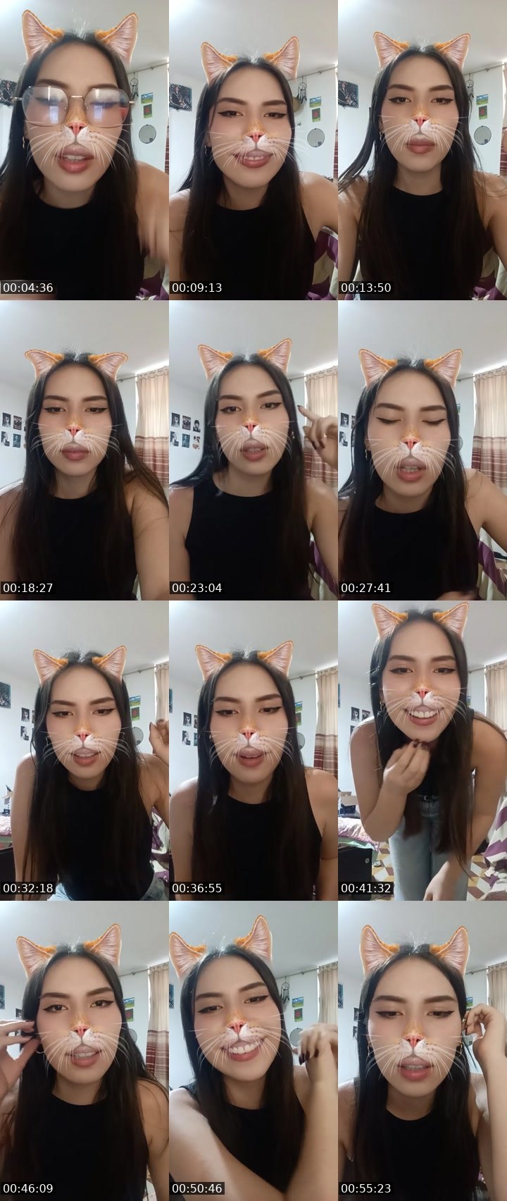 Contact-sheet preview of 🦋💫 Mila_22's Liveme recording