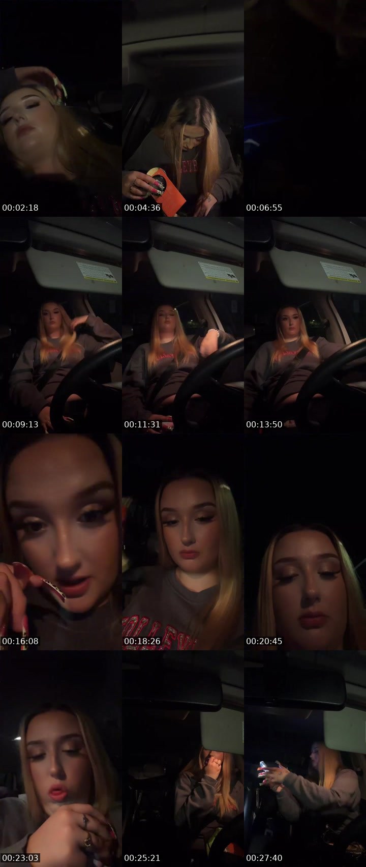 Contact-sheet preview of Miss Minnesota's Liveme recording