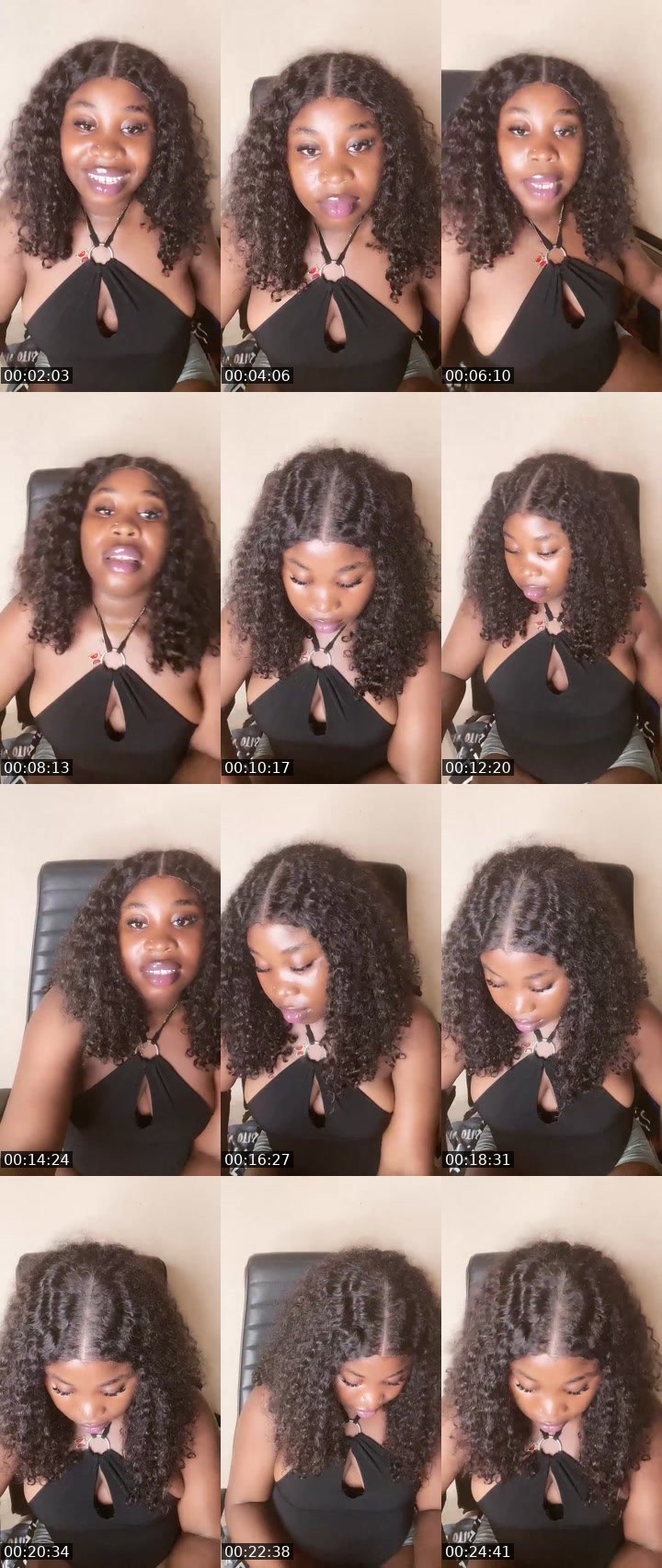Contact-sheet preview of 6k🏦Baby sandra🍫🦋's Liveme recording