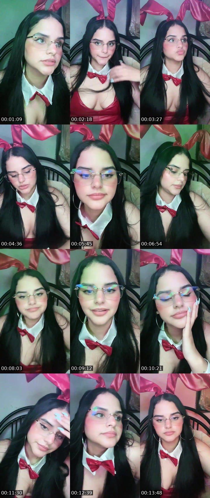 Contact-sheet preview of 𝓝𝓪𝓷𝓲𝓽𝓪🌸🧸's Liveme recording