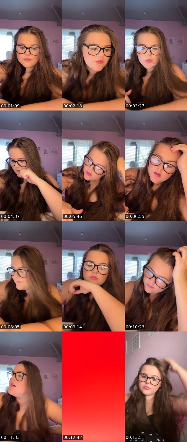 Contact-sheet preview of libby🍒🐆's Liveme recording