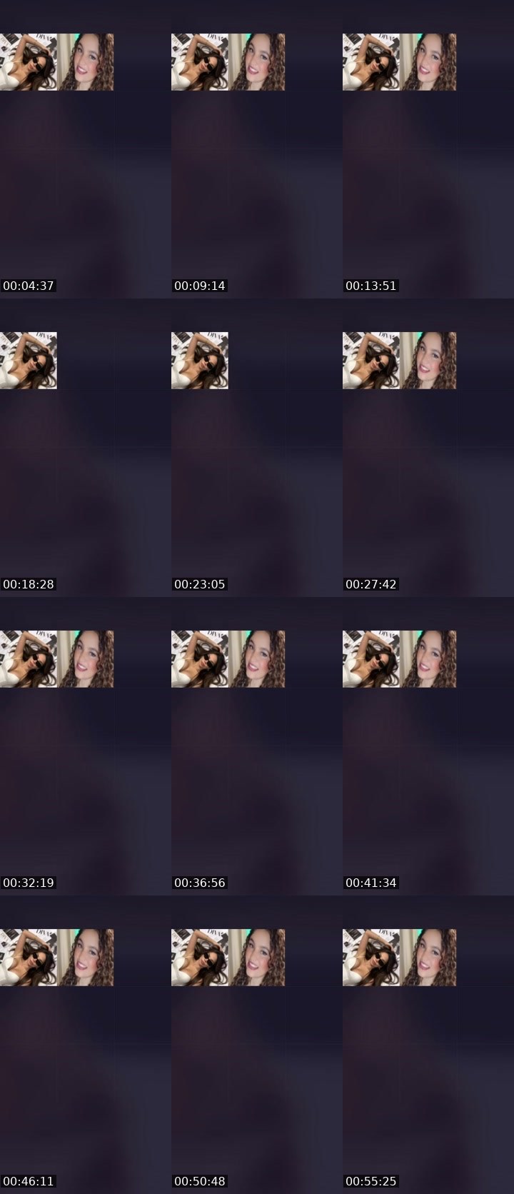 Contact-sheet preview of Maeva 🥂's Liveme recording