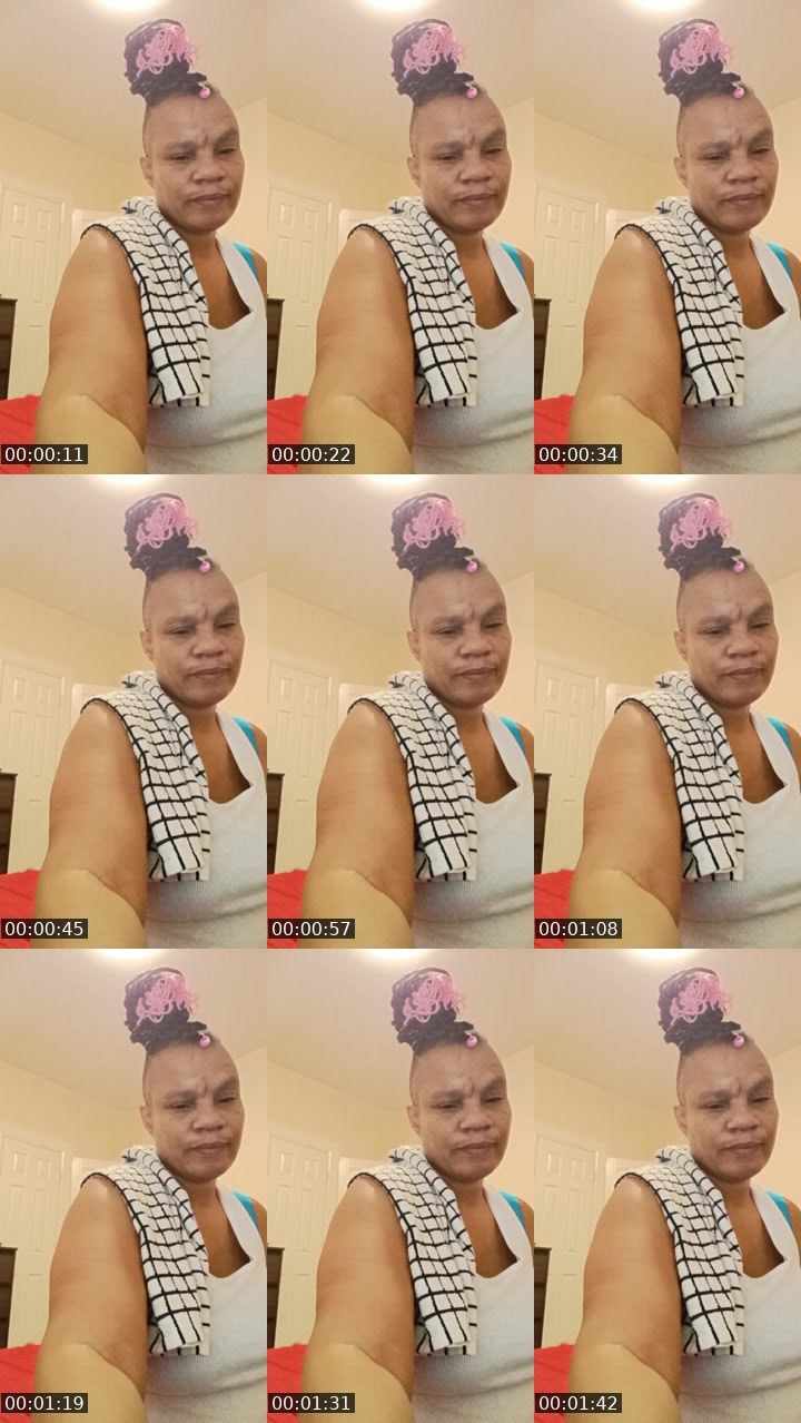Contact-sheet preview of Pinkeeredd77's Liveme recording