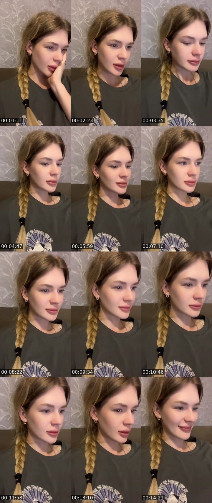 Contact-sheet preview of 10к💎𝐒𝐎𝐅𝐈🎀's Liveme recording