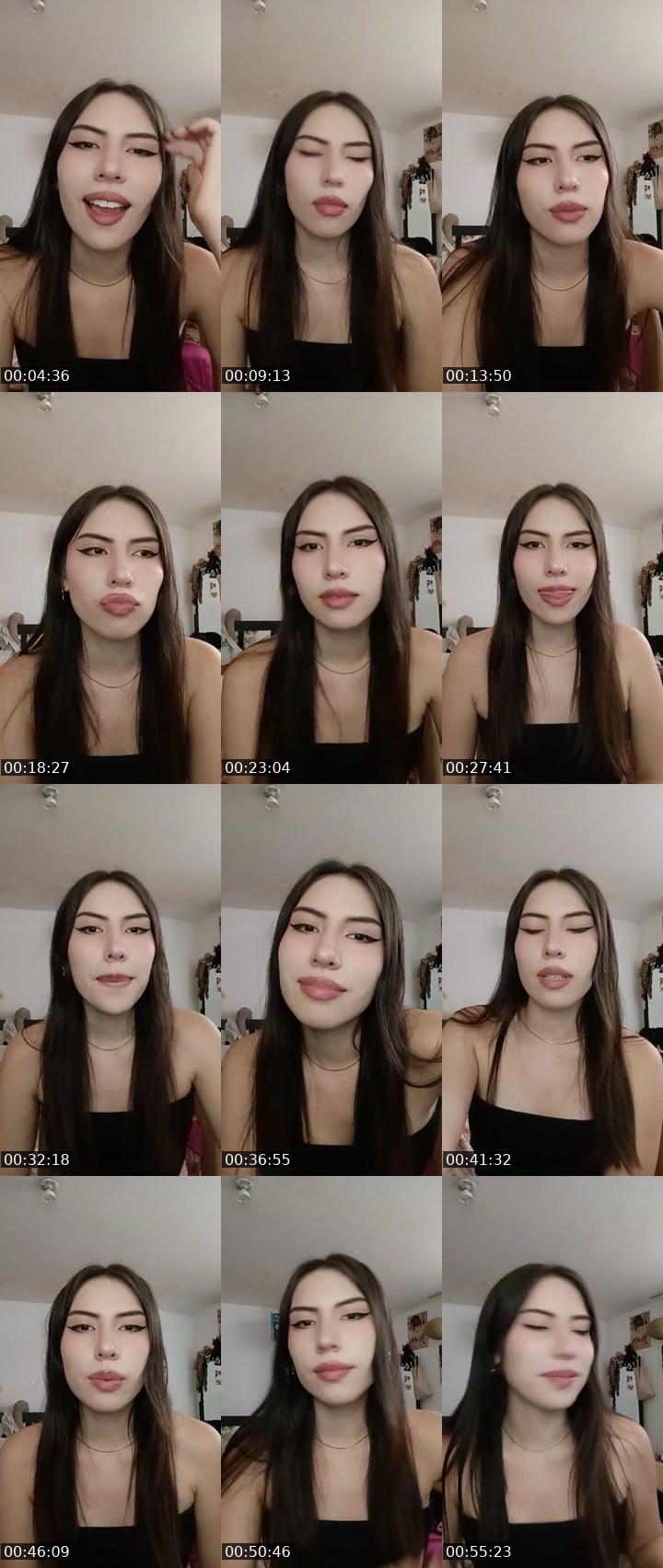 Contact-sheet preview of 🦋💫 Mila_22🕶's Liveme recording