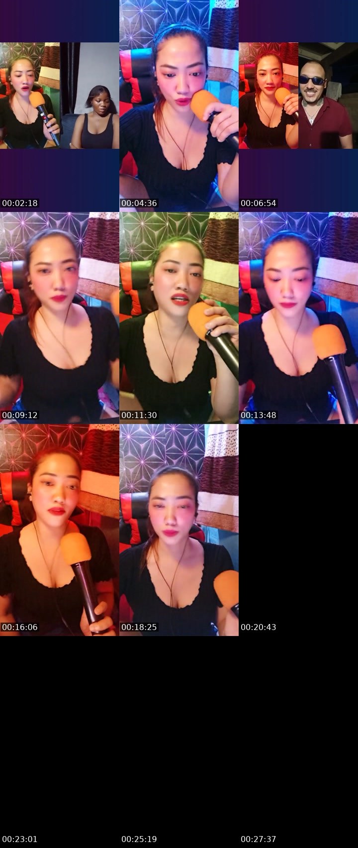 Contact-sheet preview of ☝️❤ℂℍ𝕀𝕂À's Liveme recording
