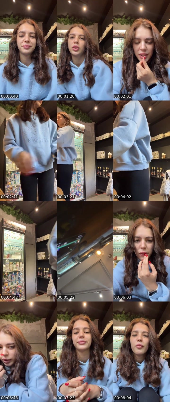 Contact-sheet preview of Julika27's Liveme recording