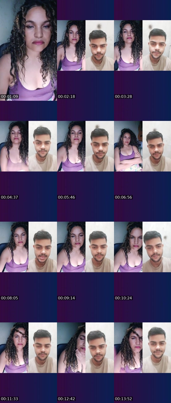Contact-sheet preview of Phoenix Kamylla's Liveme recording