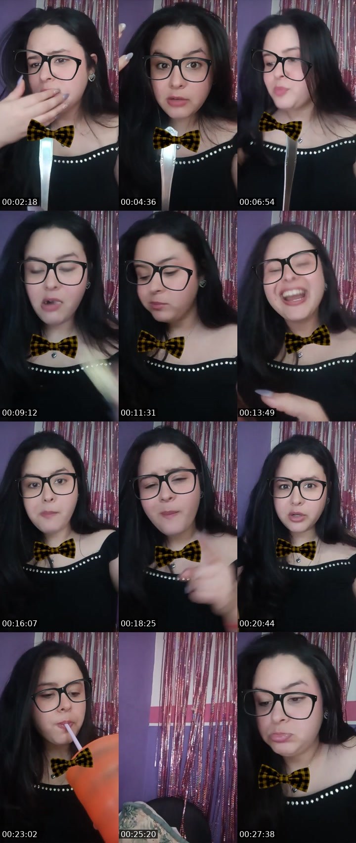 Contact-sheet preview of 💜Marial🪽✨🌋's Liveme recording