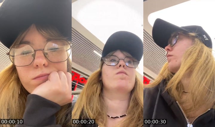 Contact-sheet preview of Арина's Liveme recording