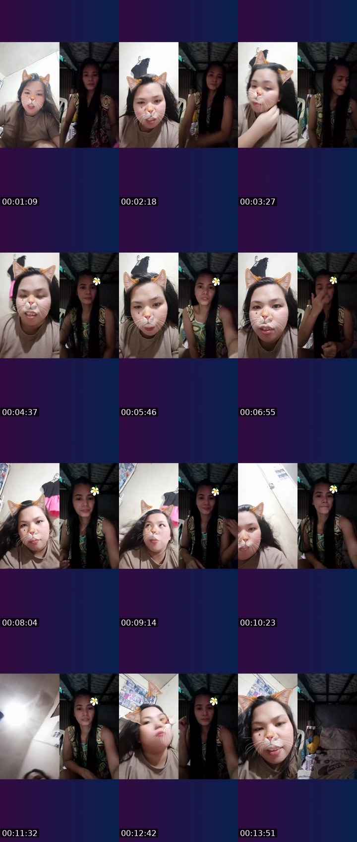 Contact-sheet preview of 🌶️JACKIE🫅🦢's Liveme recording