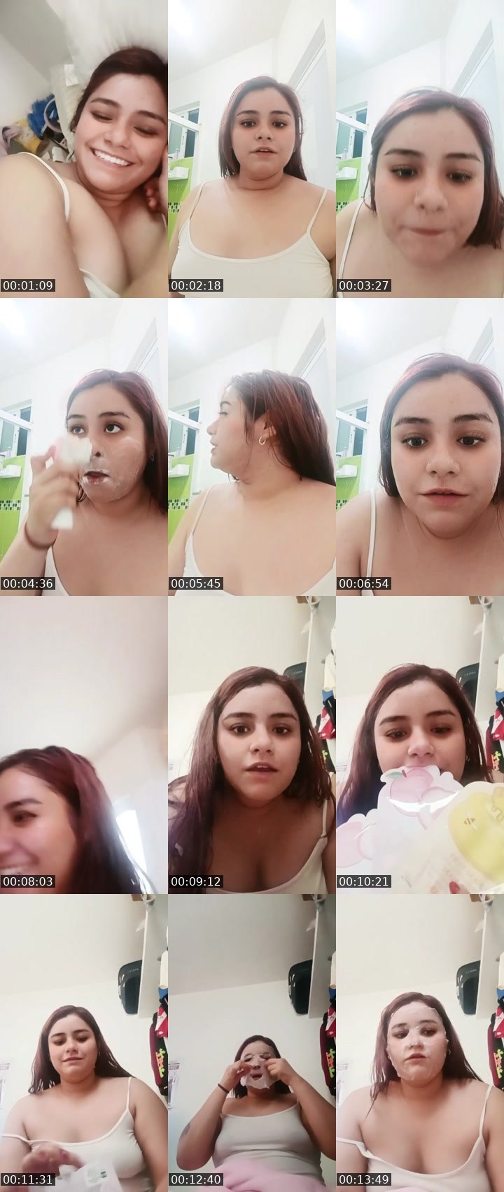 Contact-sheet preview of Mónica González's Liveme recording