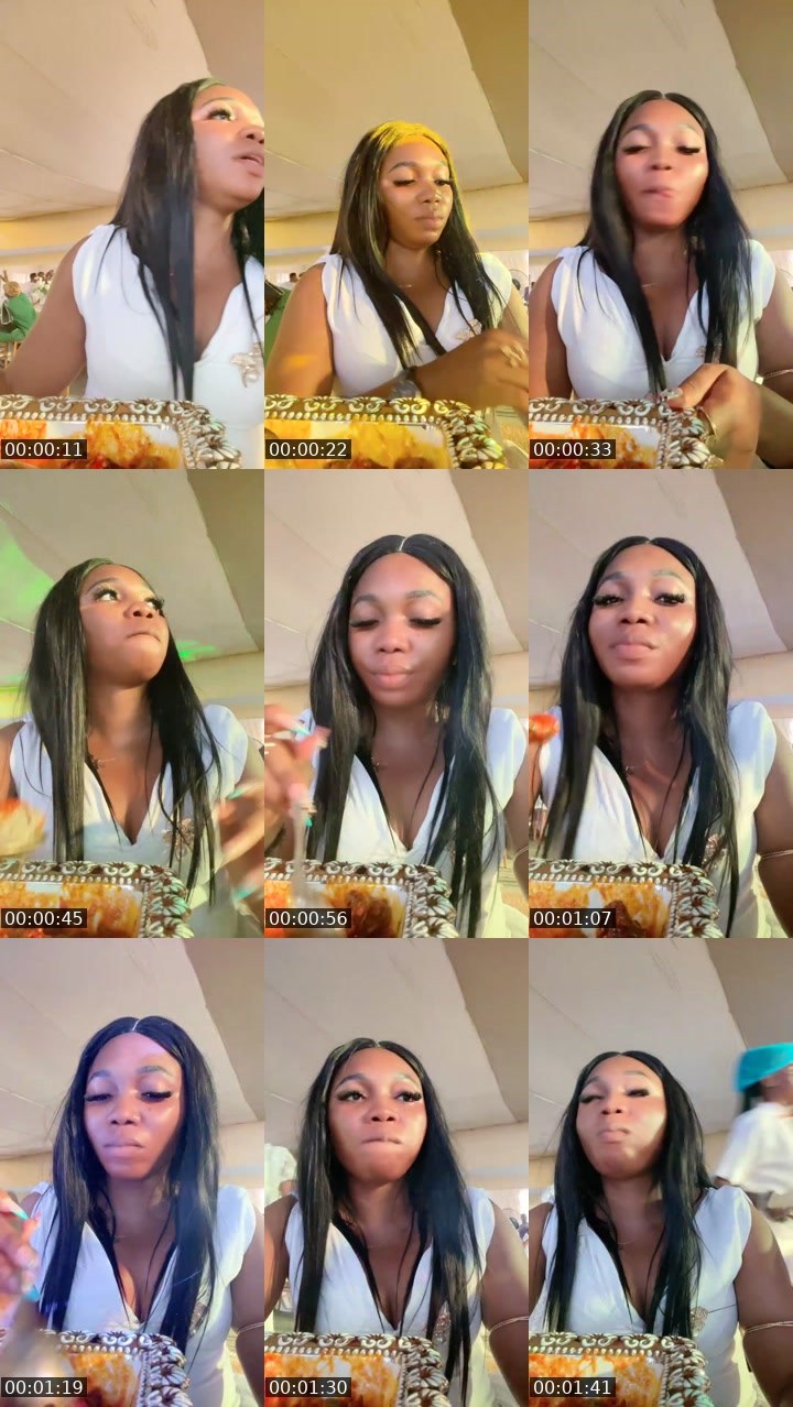 Contact-sheet preview of ✯💸😈Daniella☞$'s Liveme recording