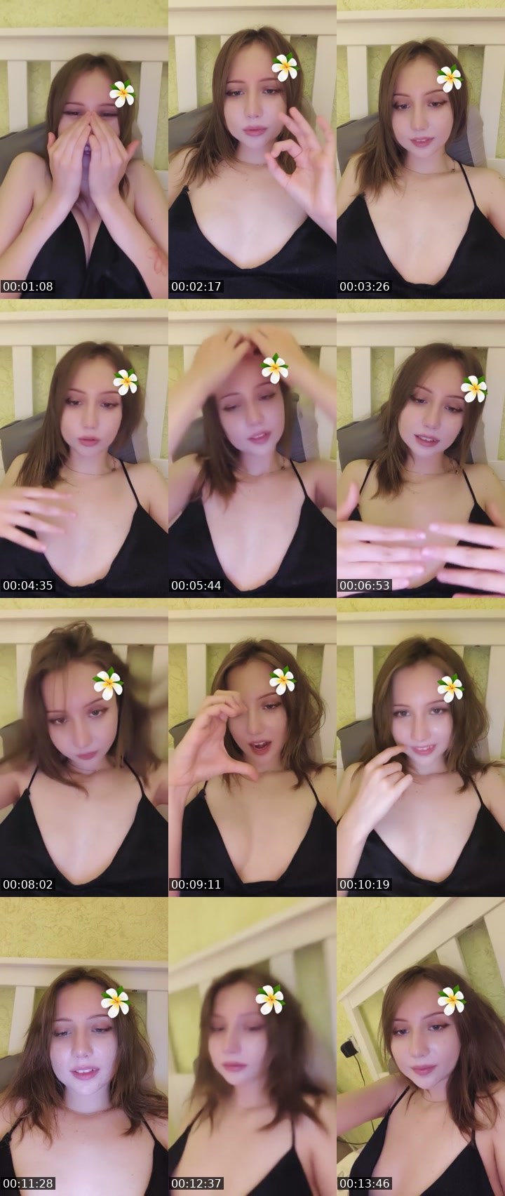 Contact-sheet preview of Alina🌺💃✨'s Liveme recording