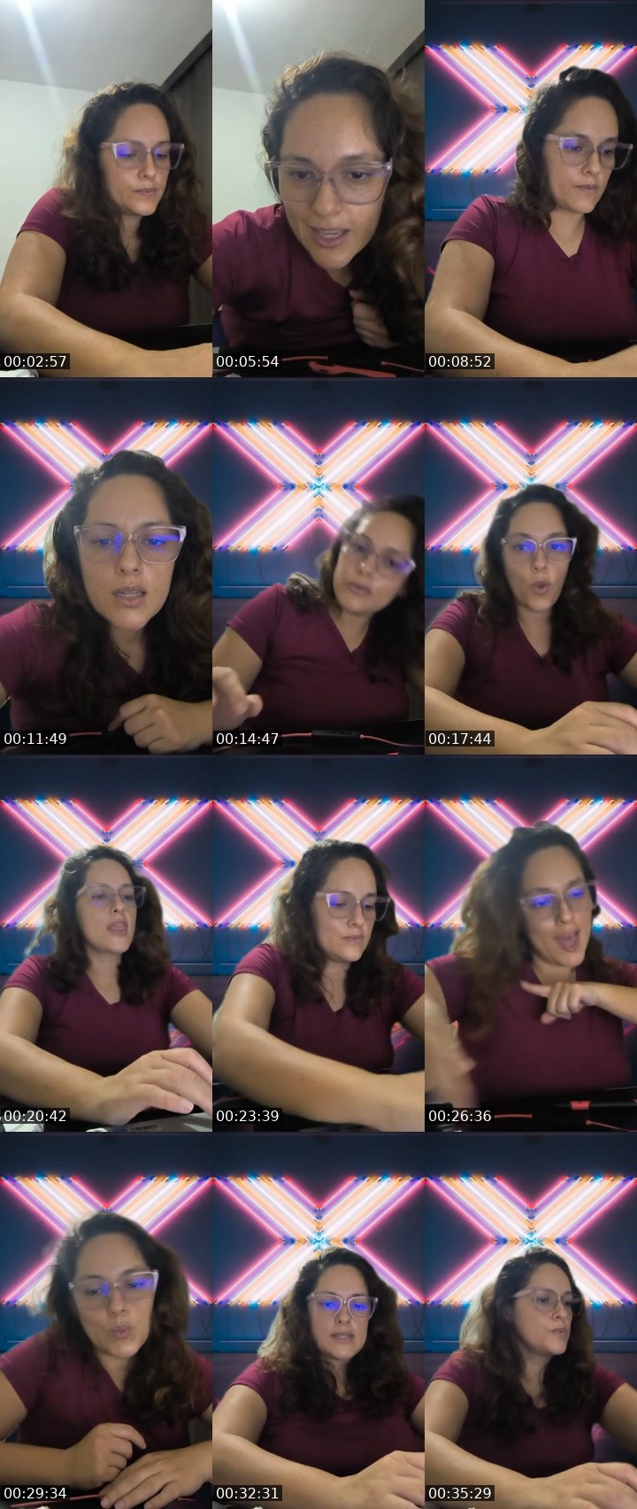 Contact-sheet preview of AngelicaVibes☁️'s Liveme recording