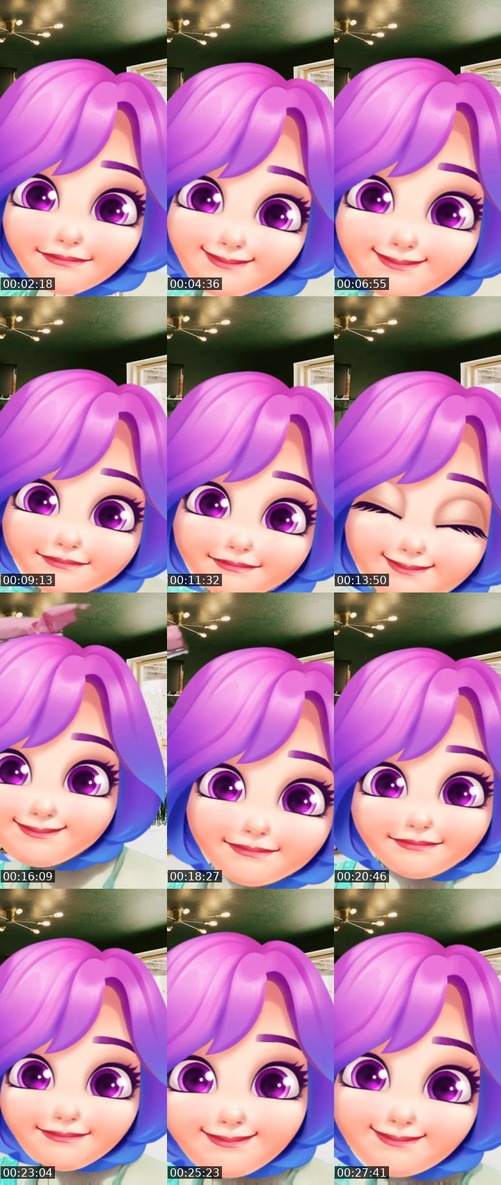 Contact-sheet preview of 🐺Nancy 💞's Liveme recording