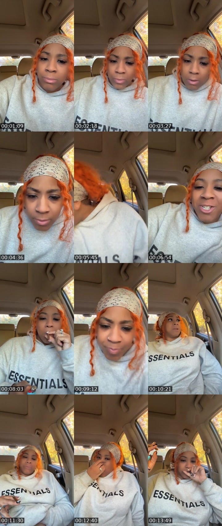 Contact-sheet preview of 🦾🐻Highyella🔆⃤'s Liveme recording