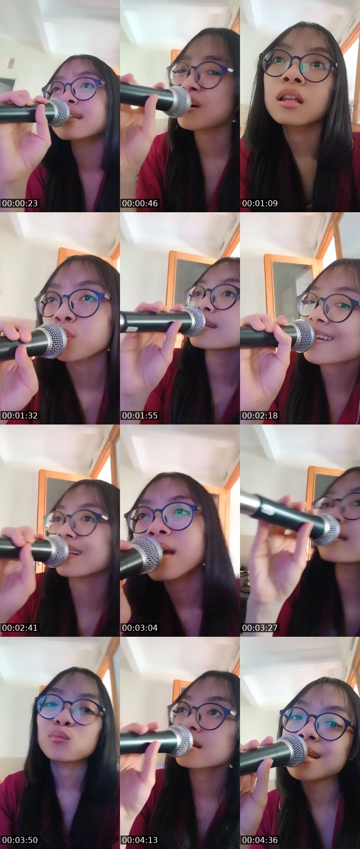 Contact-sheet preview of 🍦creamvanilla🧁's Liveme recording