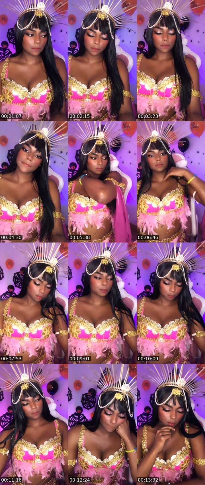 Contact-sheet preview of 🌐✨Lady nior✨🌐's Liveme recording