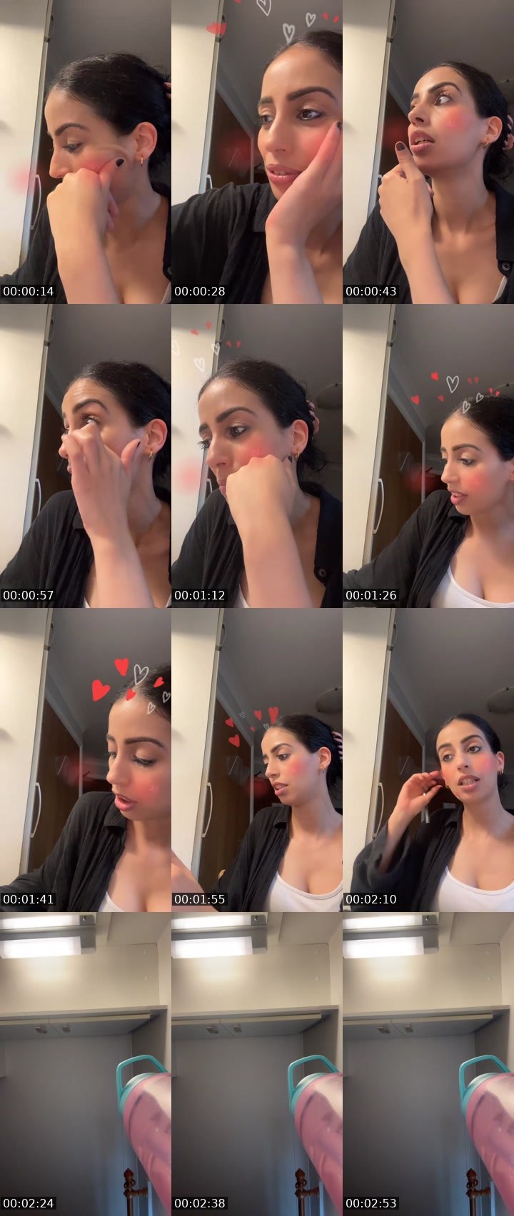 Contact-sheet preview of 𝐌𝐘𝐒𝐓𝐄𝐑𝐘 🐝's Liveme recording