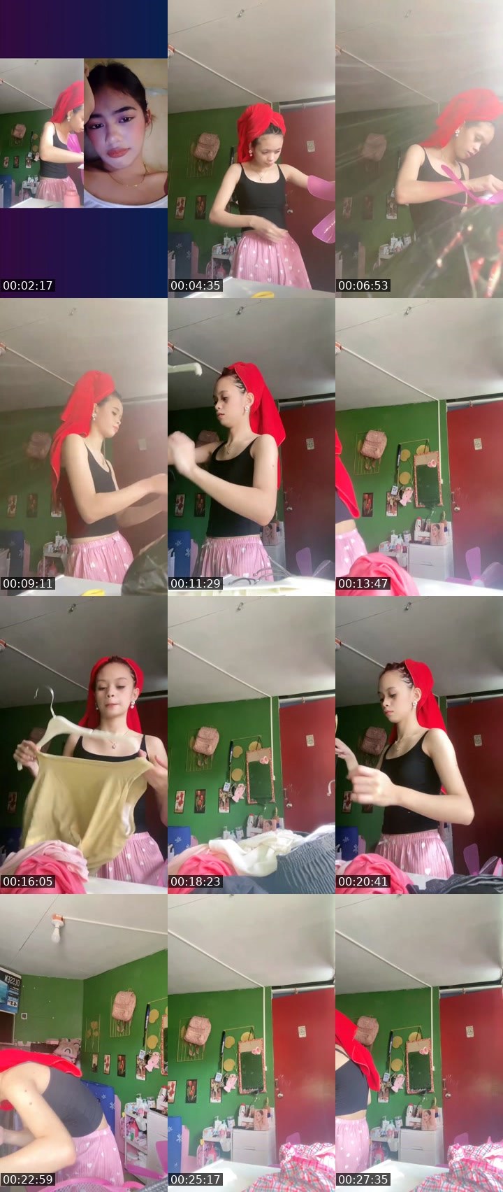 Contact-sheet preview of ♛ ₚₕ Nella ✨ 🐦‍⬛'s Liveme recording