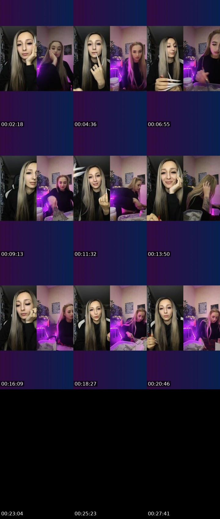 Contact-sheet preview of 🐺ŞKAŃÐI🐺's Liveme recording
