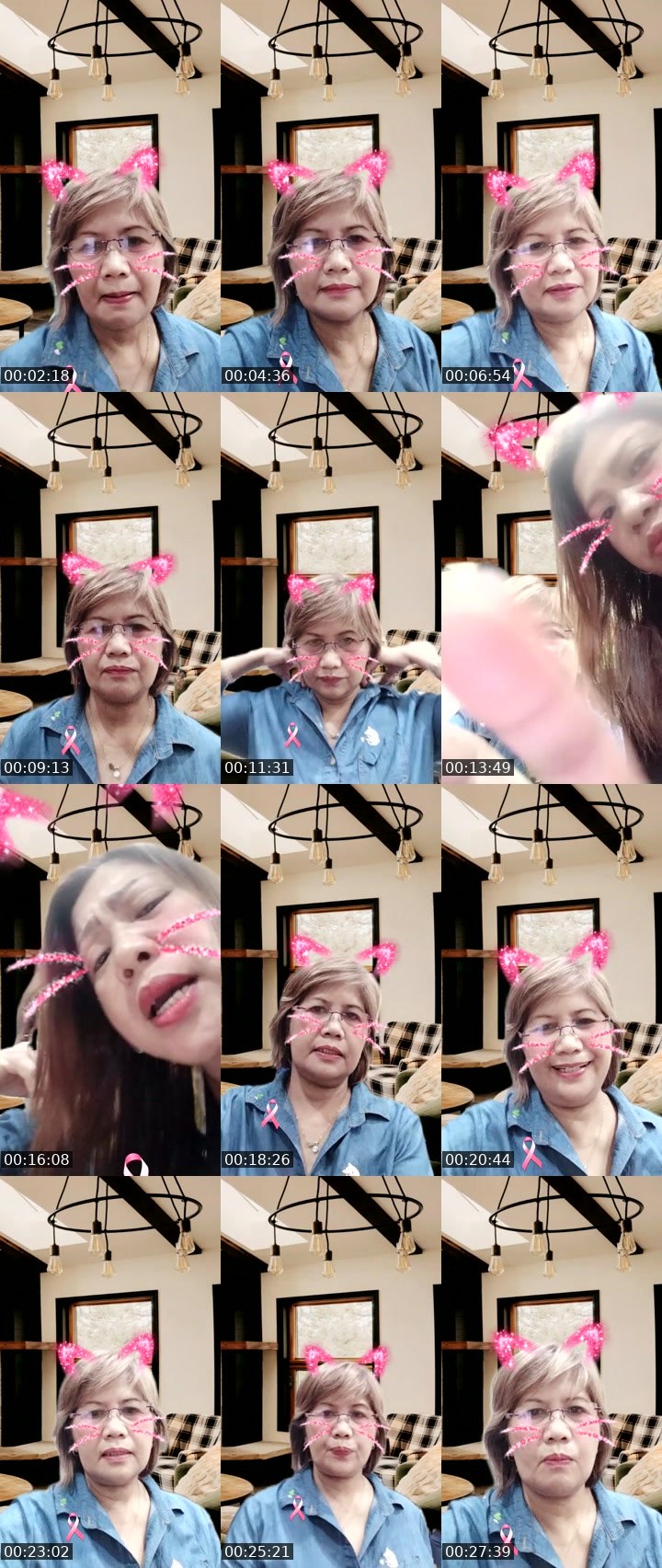 Contact-sheet preview of Lea 🌹's Liveme recording