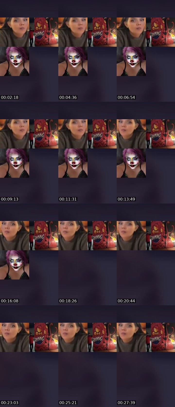 Contact-sheet preview of H𝑎ℝl㊂y420's Liveme recording