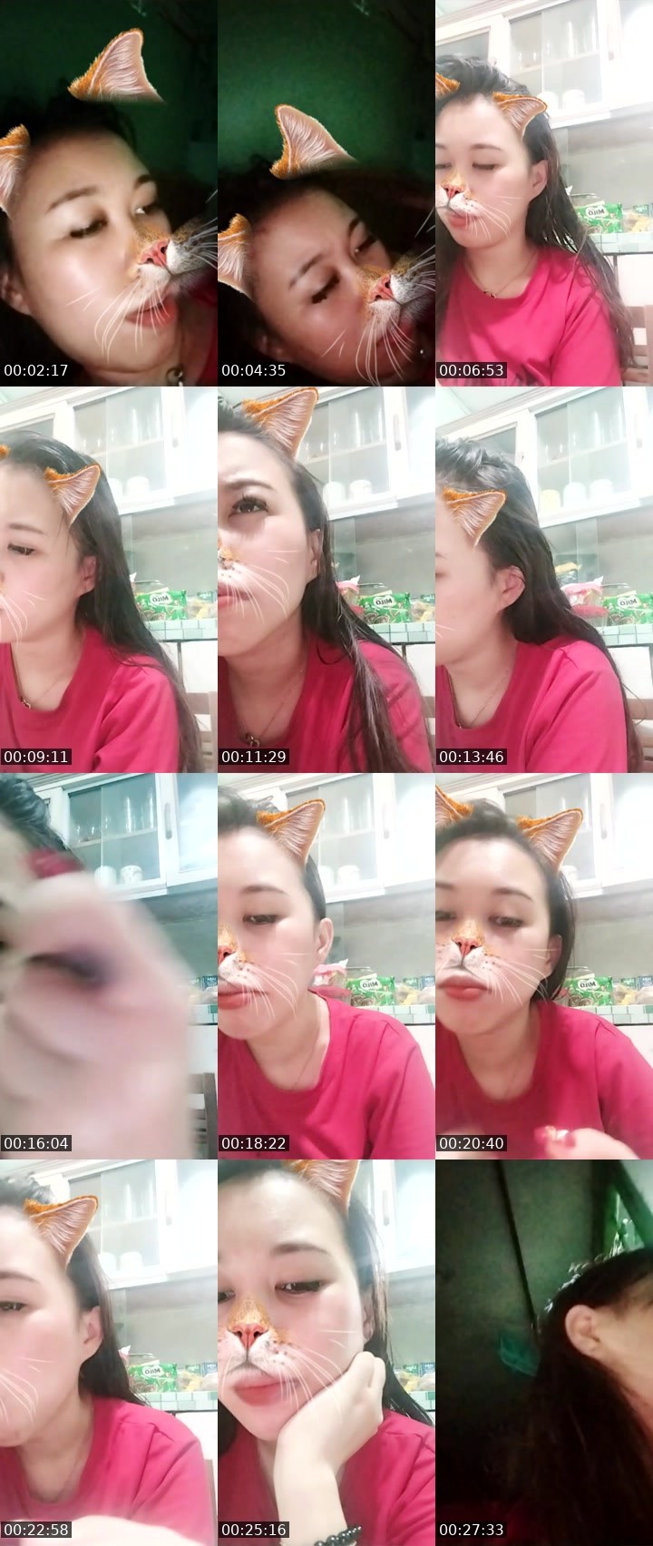 Contact-sheet preview of 👾👸𝒲enxy🍂's Liveme recording