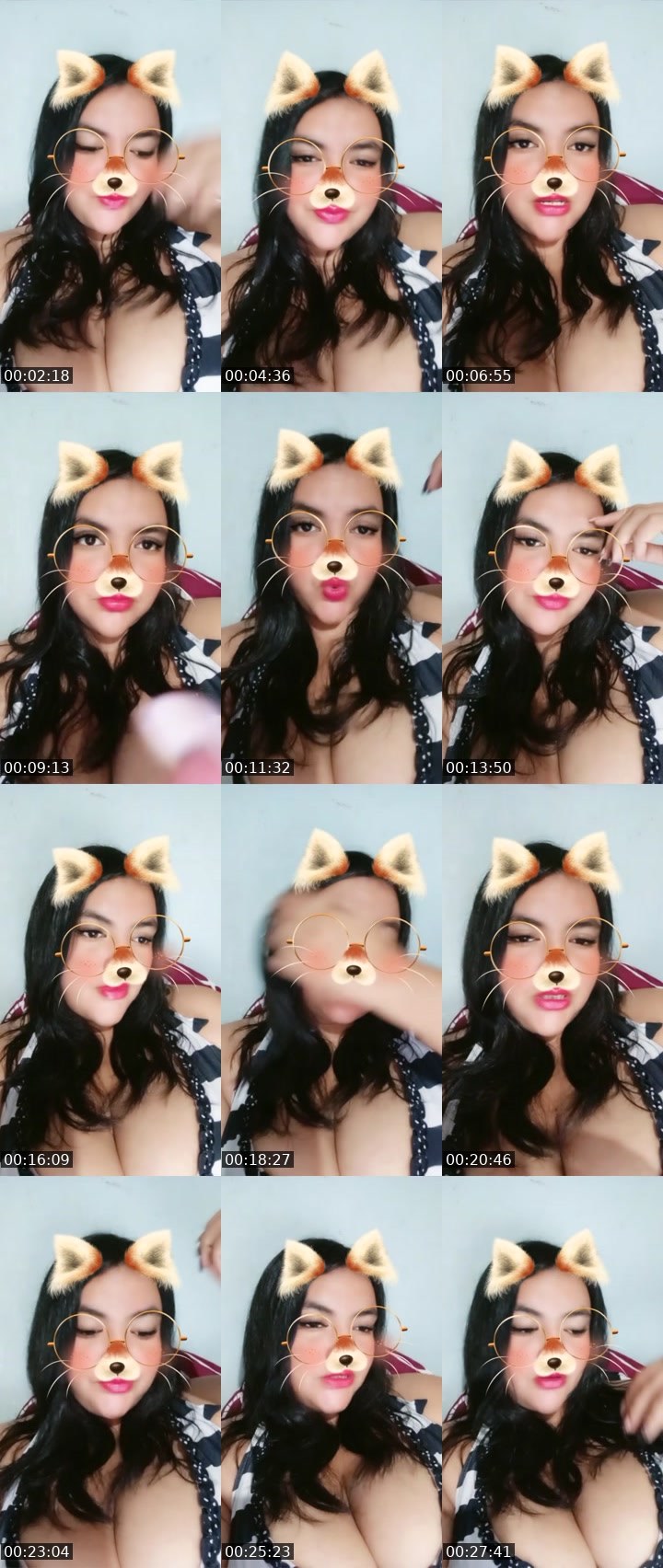 Contact-sheet preview of 🔆AngieB😼🥑's Liveme recording