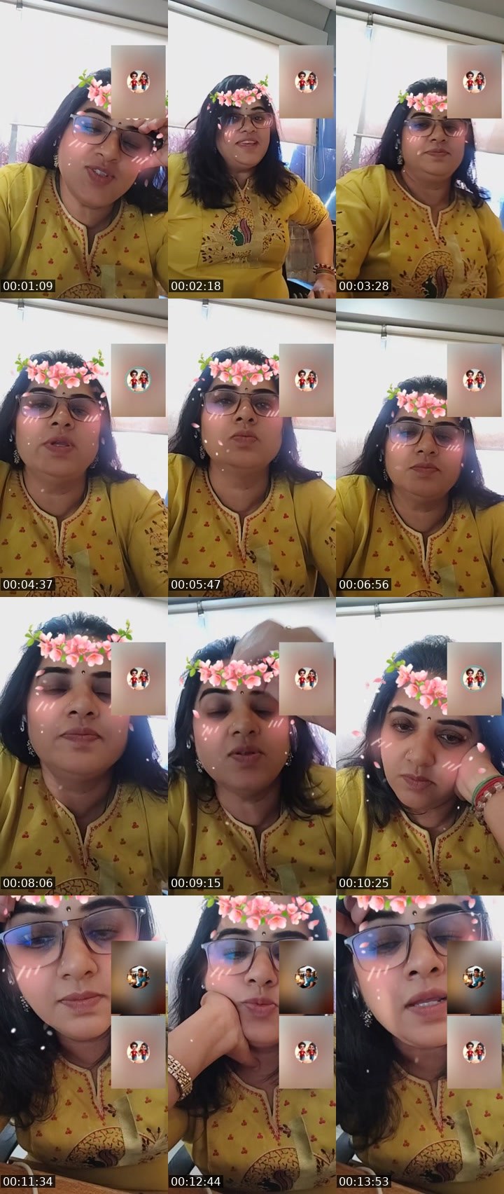 Contact-sheet preview of Ⱥrcʜu͢zzzz💮's Liveme recording