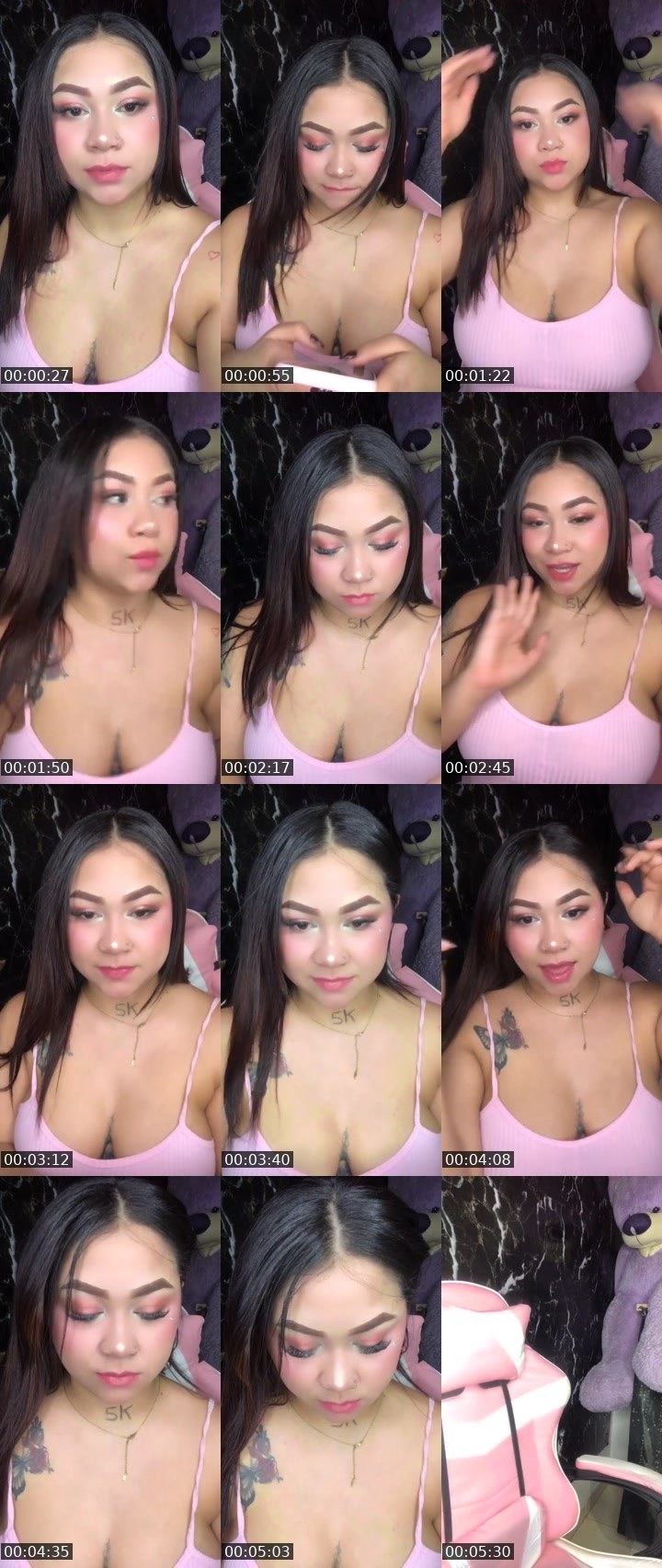 Contact-sheet preview of 🦋🐬sofi✰Lღ🦋🎭's Liveme recording