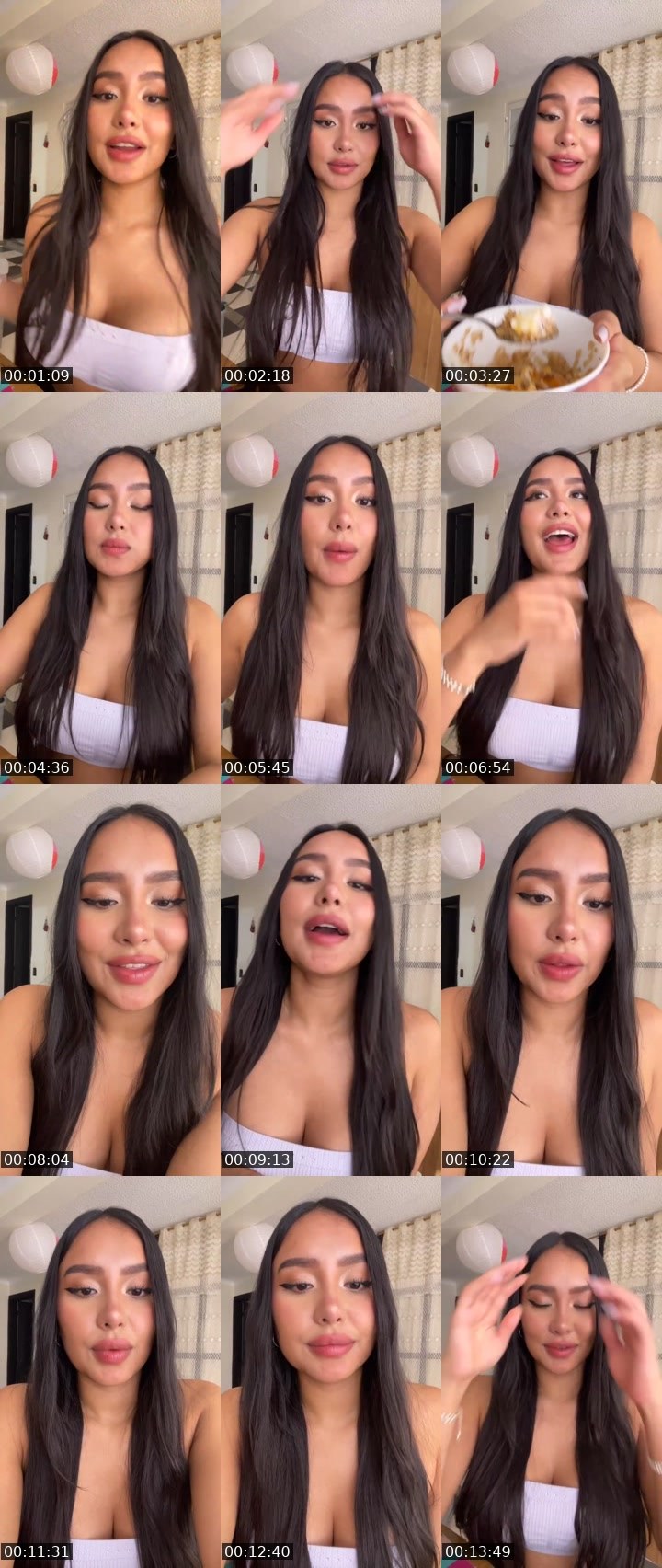 Contact-sheet preview of Dannita💕's Liveme recording