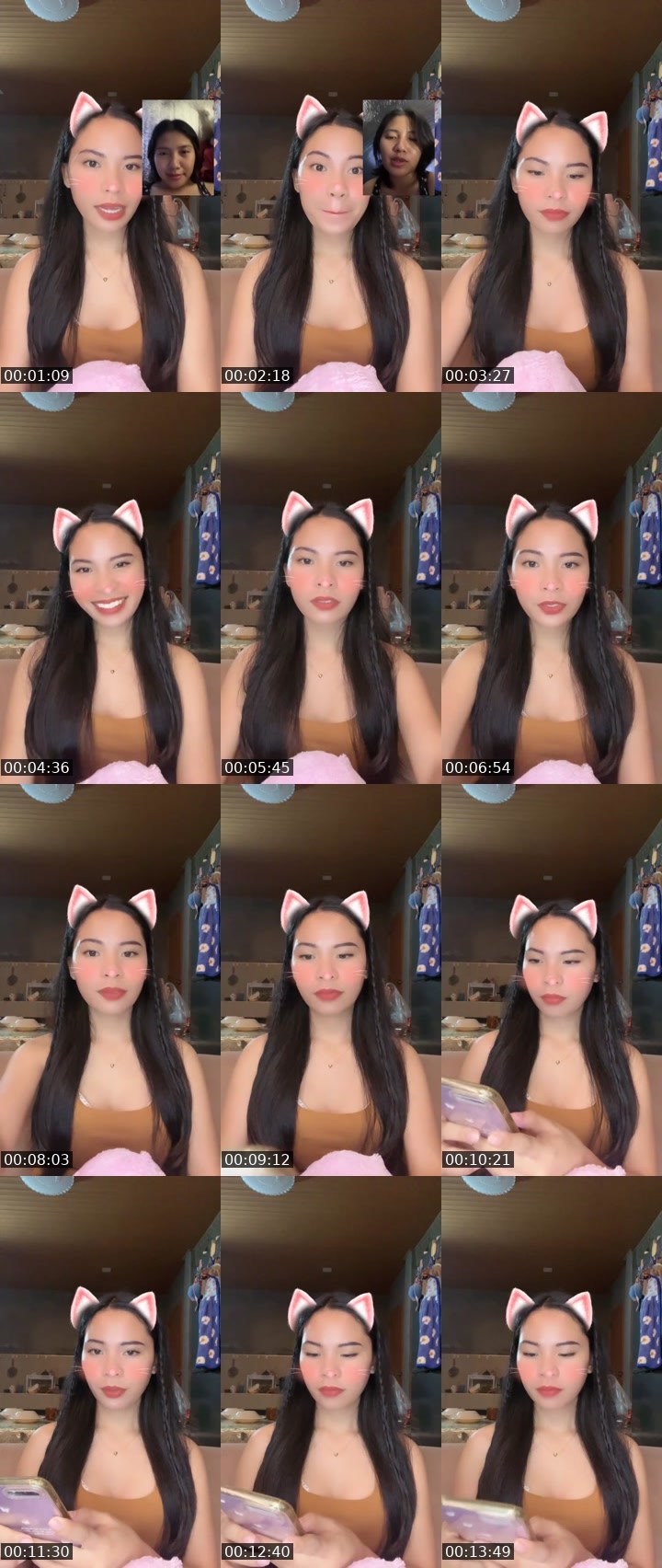 Contact-sheet preview of ᴵᴬ💎Michiikooo🫐's Liveme recording